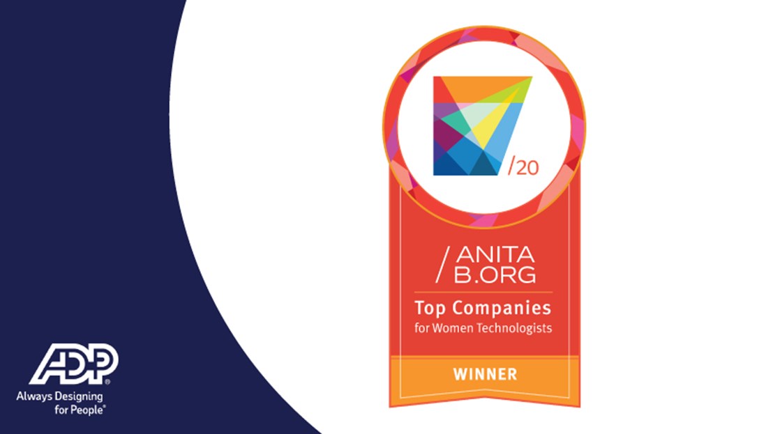 AnitaB.org Top Companies for Women Technologists Winner