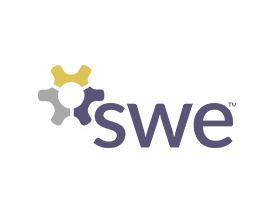 The world’s largest advocate for women in engineering and technology, Society of Women Engineers logo.
