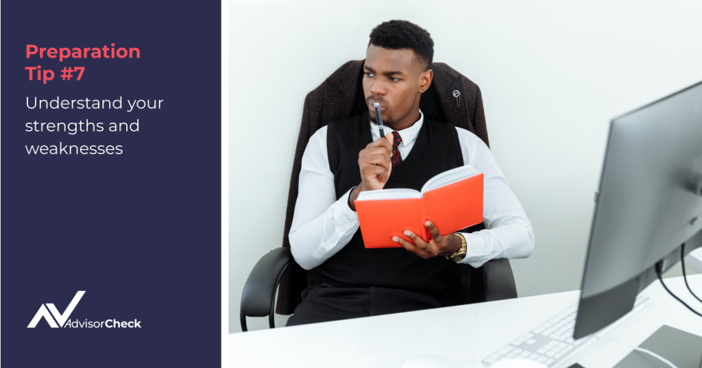 Preparing to Meet Your Financial Advisor #7. Understand your strengths and weaknesses