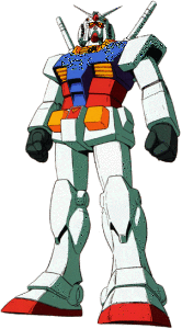 The original Gundam, in all its glory.