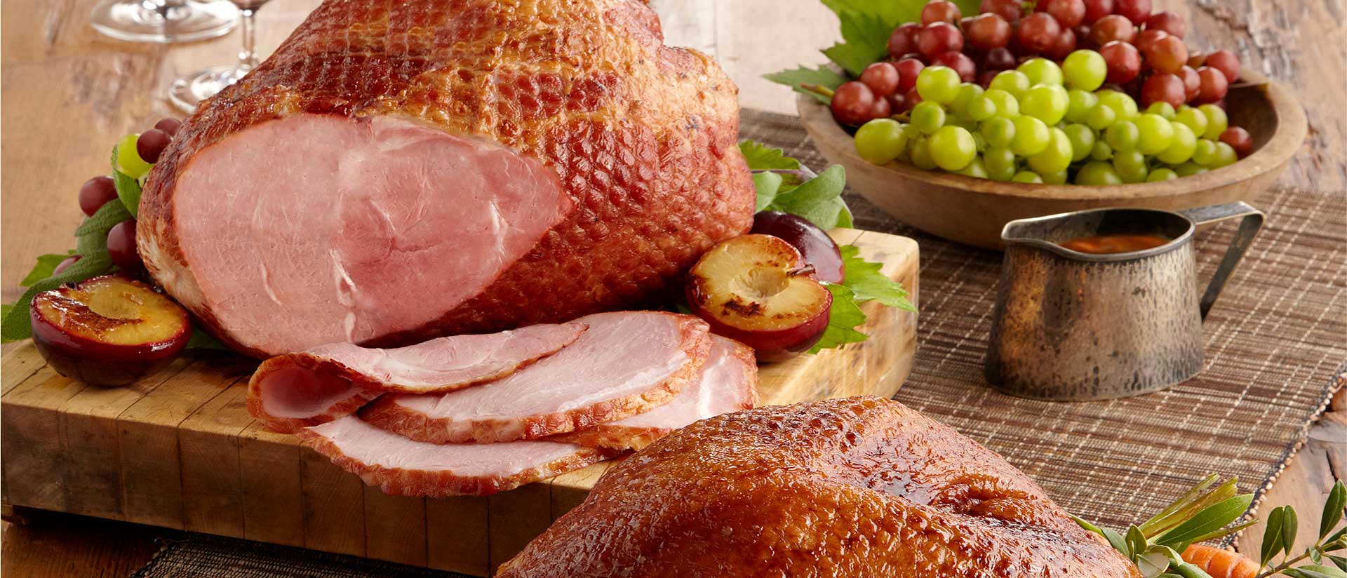Smoked Hams, Country Bacon, Sausage, Steaks & Pork Chops Amana Meat Shop