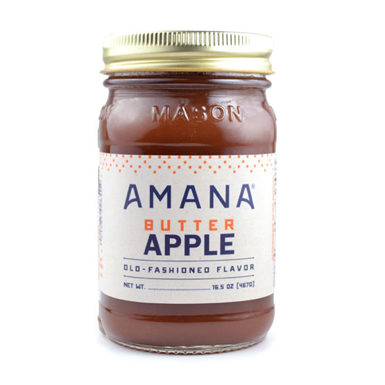 Buy Apple Butter in Pint Size Mason Jar Amana Meat Shop