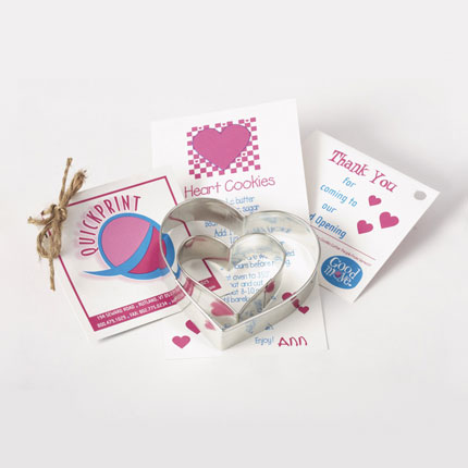 Custom Cookie Cutter Set - QuickPrint Hearts