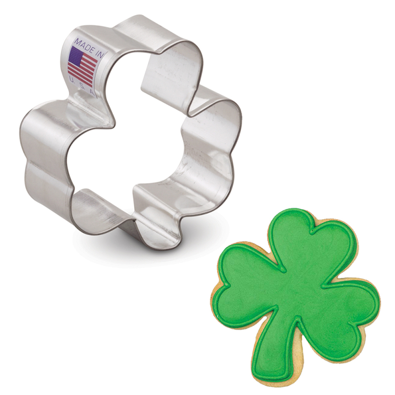 Shamrock Cookie Cutter 2.625 Inch Ann Clark