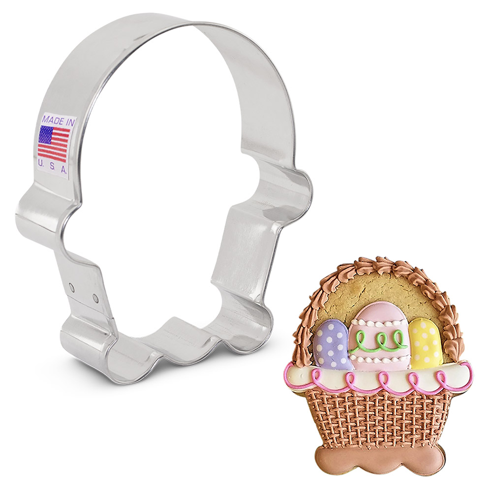 Flour Box Bakery's Easter Basket Cookie Cutter Ann Clark