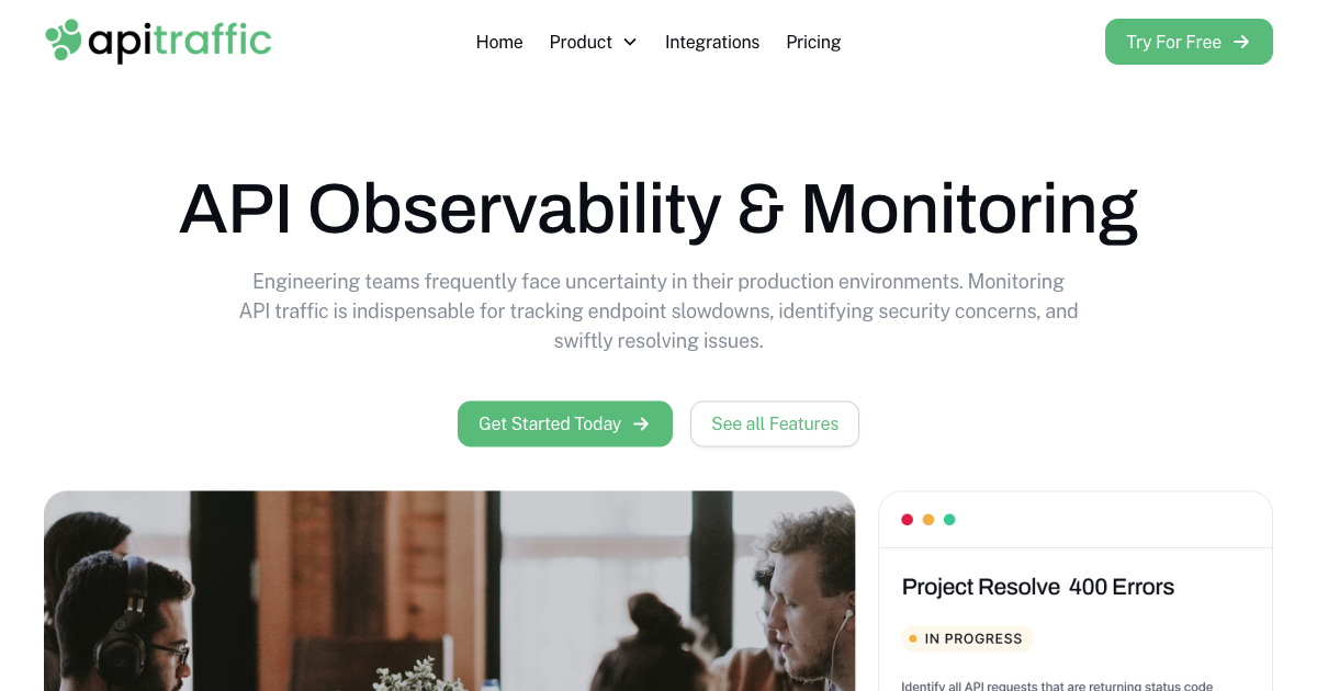 API Observability and Logging - Real-Time Insights & Debugging | ApiTraffic