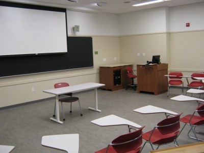 Nau Hall Room 242 layout photo
