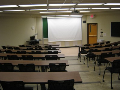 Olsson Hall Room 011 layout photo