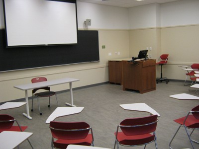 Nau Hall Room 141 layout photo