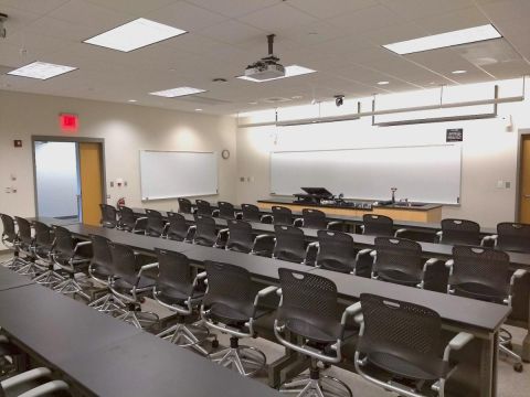 Wilsdorf Hall Room 101 layout photo
