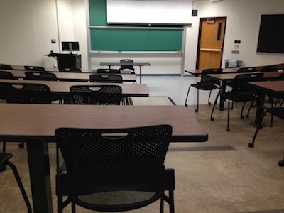 Olsson Hall Room 009 layout photo