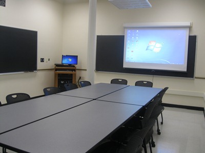 Brooks Hall Room 103 layout photo