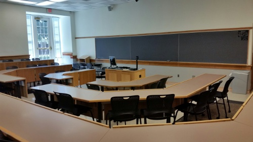 Monroe Hall Room 118 layout photo