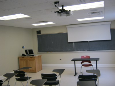 Kerchof Hall Room 317 layout photo