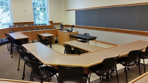 Monroe Hall Room 116 layout photo