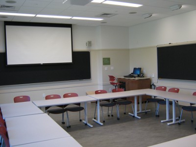 Gibson Hall Room 241 layout photo