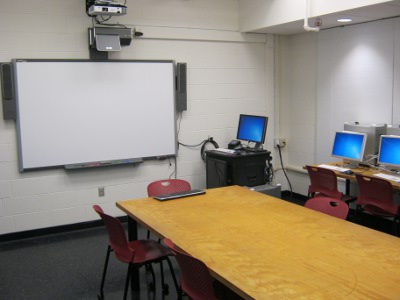 Campbell Hall Room 107 layout photo