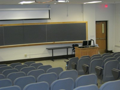 Olsson Hall Room 120 layout photo