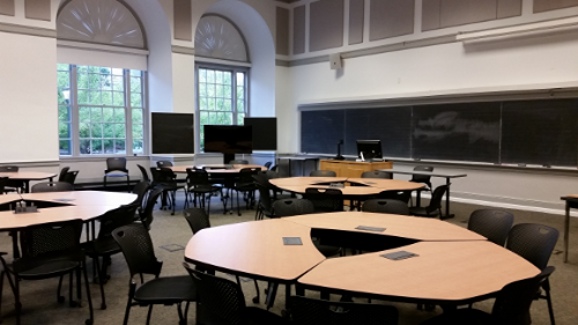 Monroe Hall Room 134 layout photo