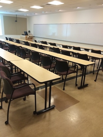 Claude Moore Nursing Education Room 1110 layout photo