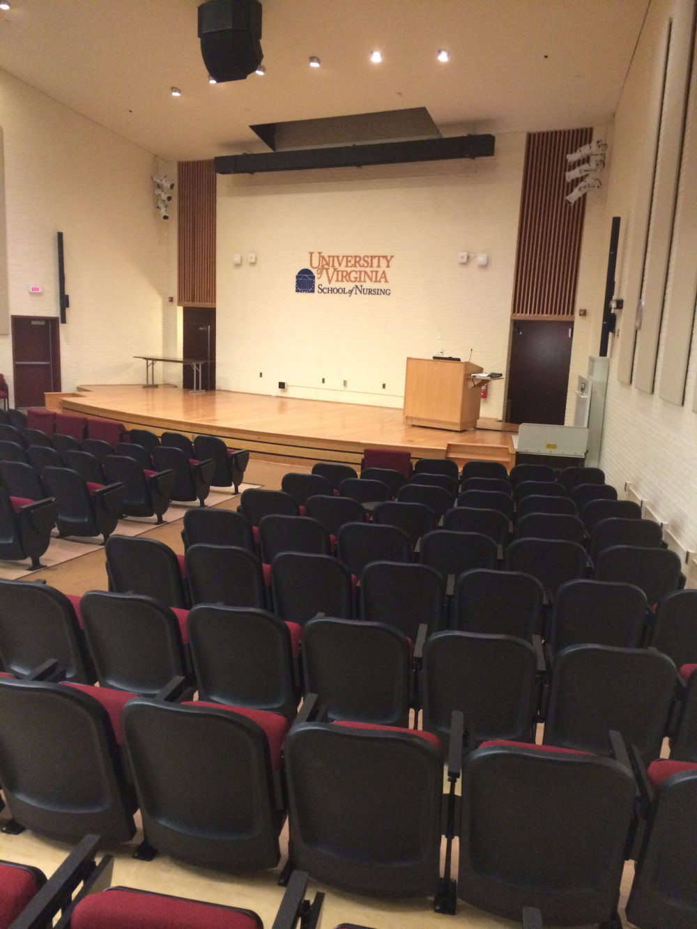McLeod Hall Room 1020 - Fenwick Auditorium layout photo