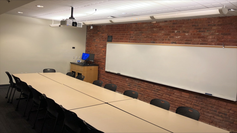 Fayerweather Hall Room 206 layout photo