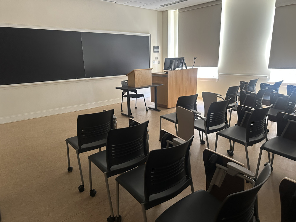 New Cabell Hall Room 283 layout photo