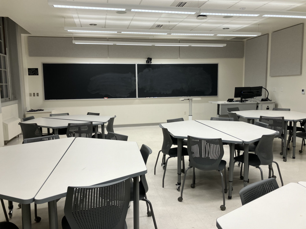 Clark Hall Room 101 layout photo