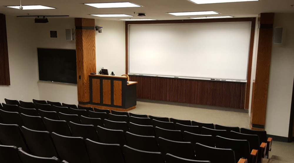 Campbell Hall Room 160 layout photo