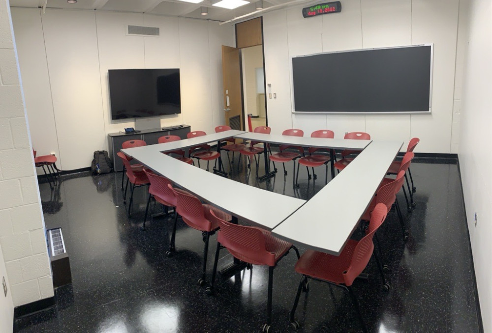 Campbell Hall Room 108 layout photo