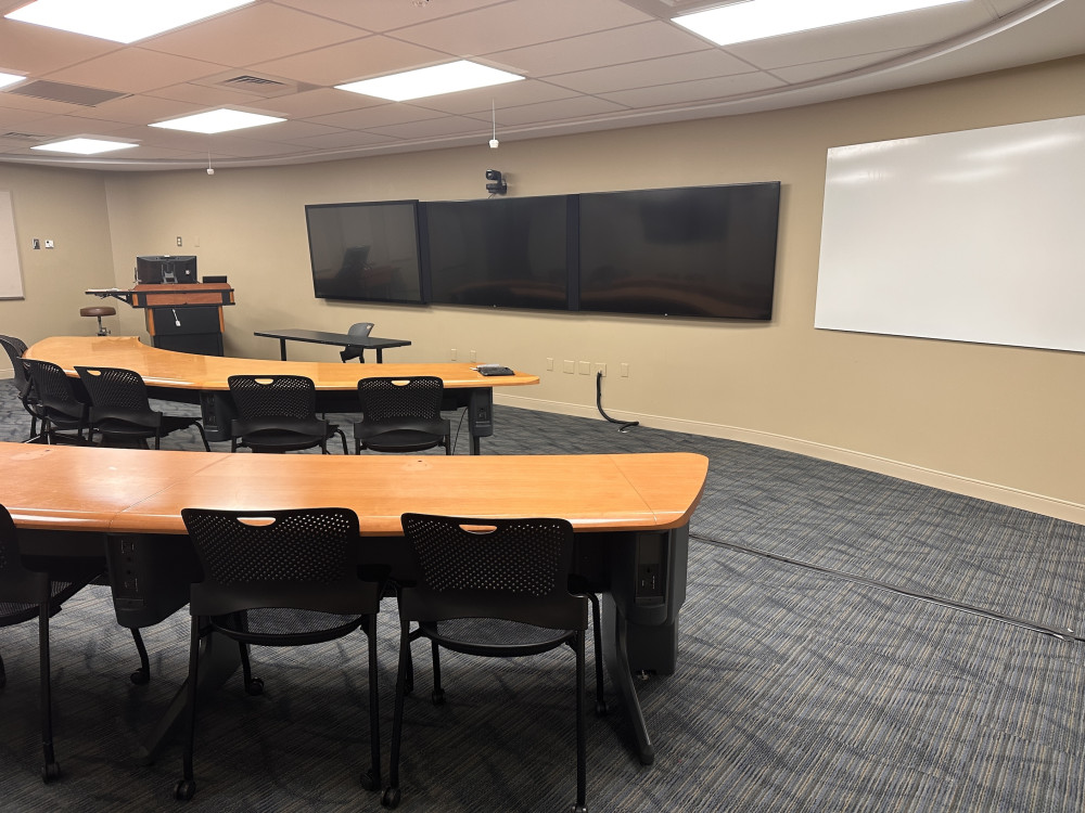 Clemons Library Room 320 layout photo