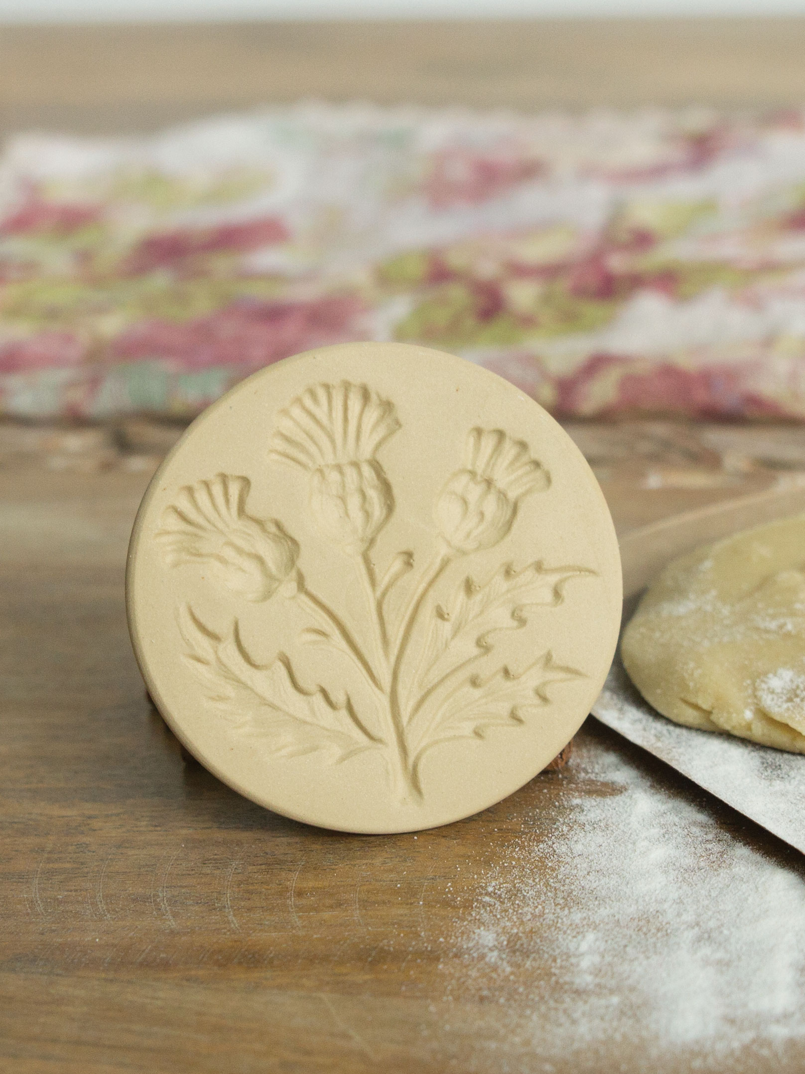 Thistle Cookie Stamp April's Crafternoons, Gifts Under 50 Beautiful Designs by April Cornell