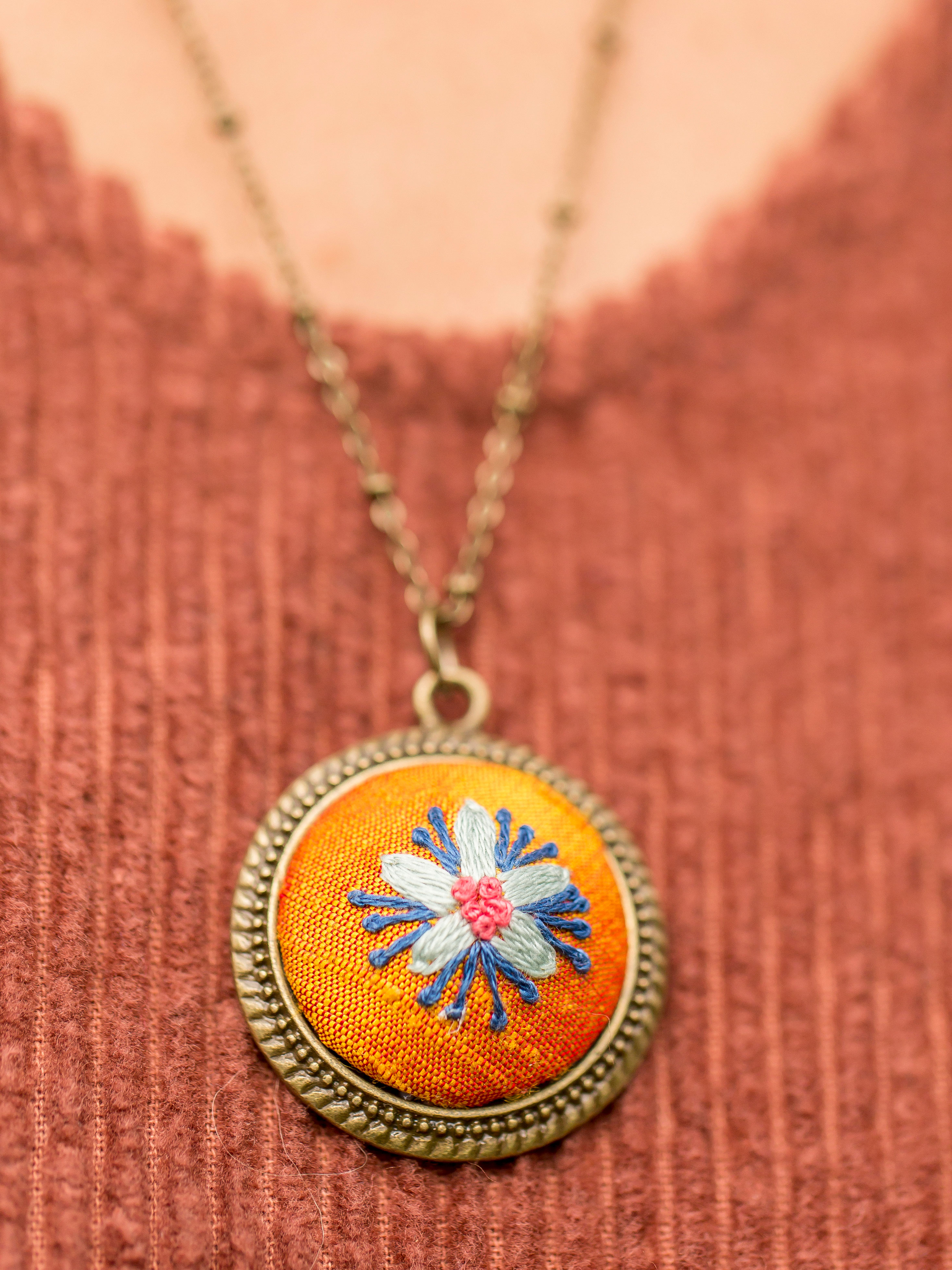 Cornflower Necklace Accessories, Jewelry Beautiful Designs by April