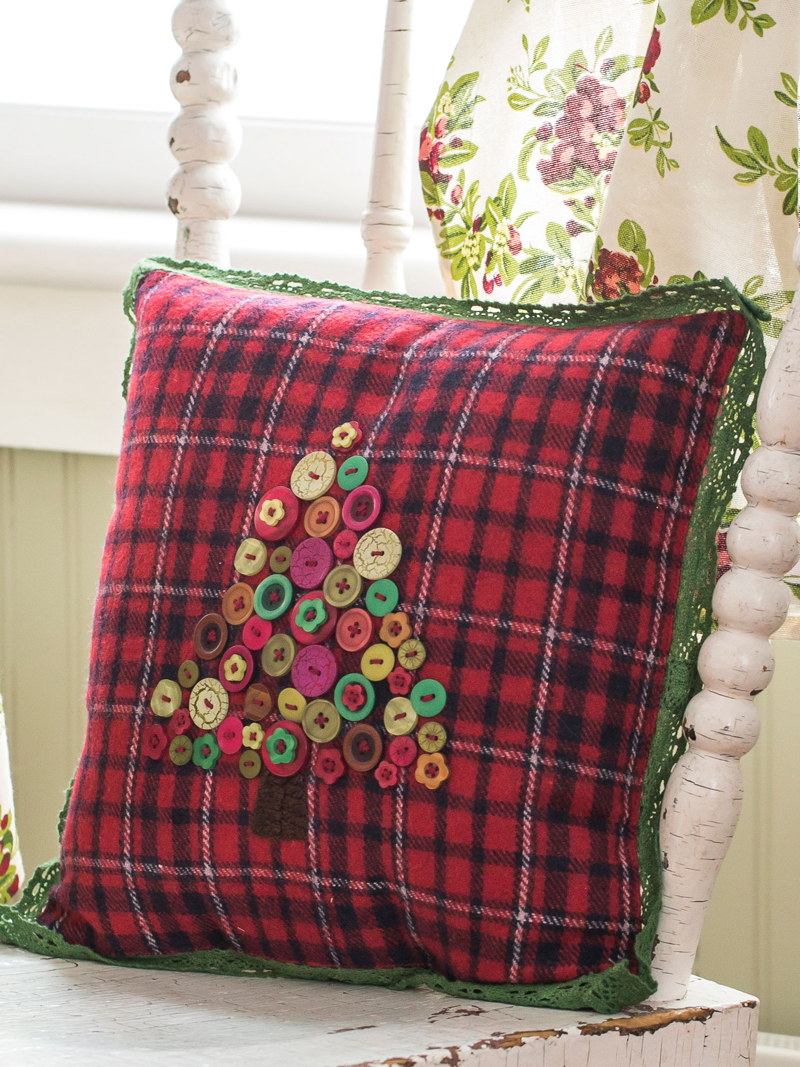 Button Tree Cushion Your Home, Cushions Beautiful Designs by April
