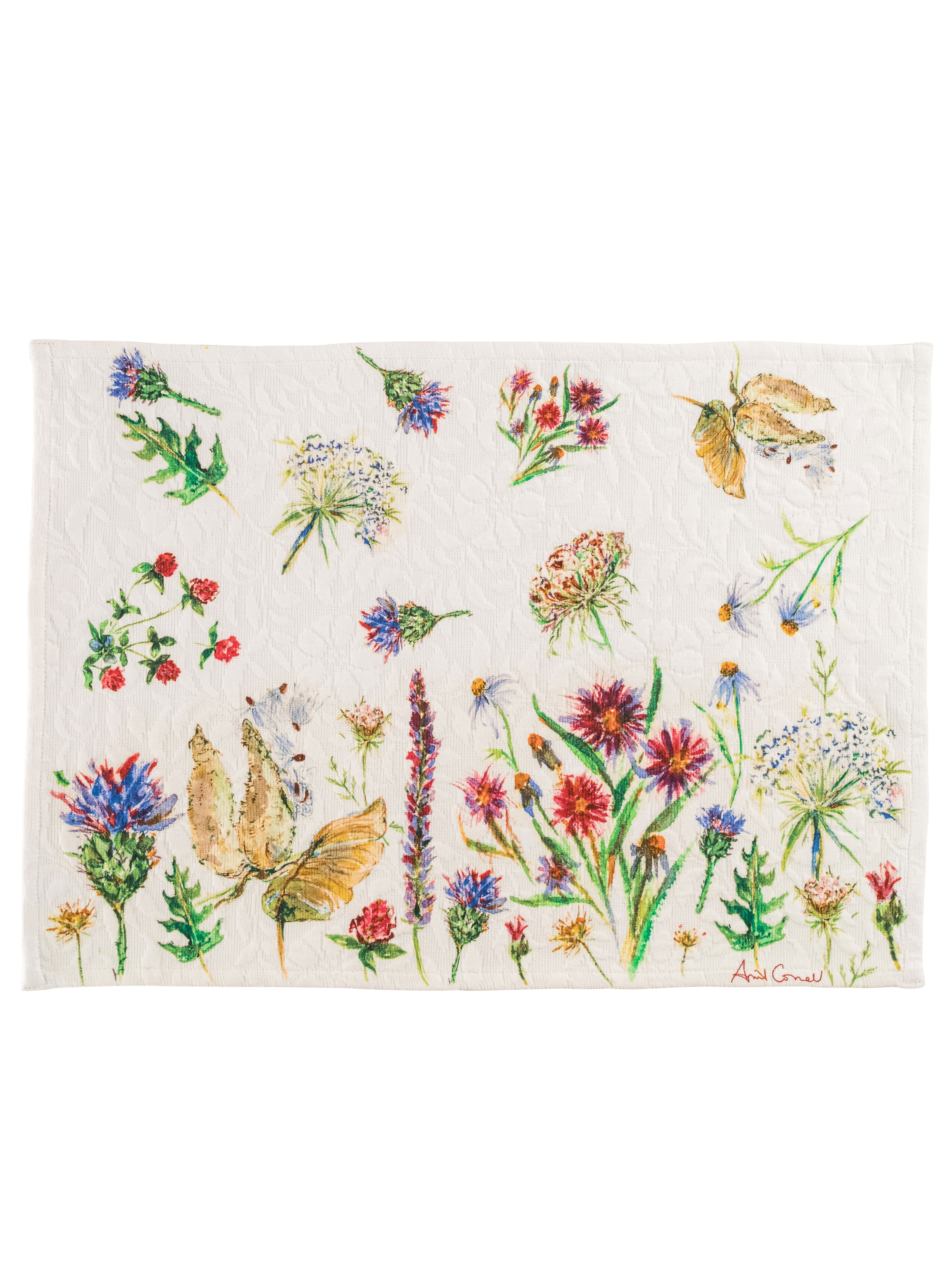 Field Flower Placemat S/4 Linens & Kitchen, Placemats & Runners Beautiful Designs by April