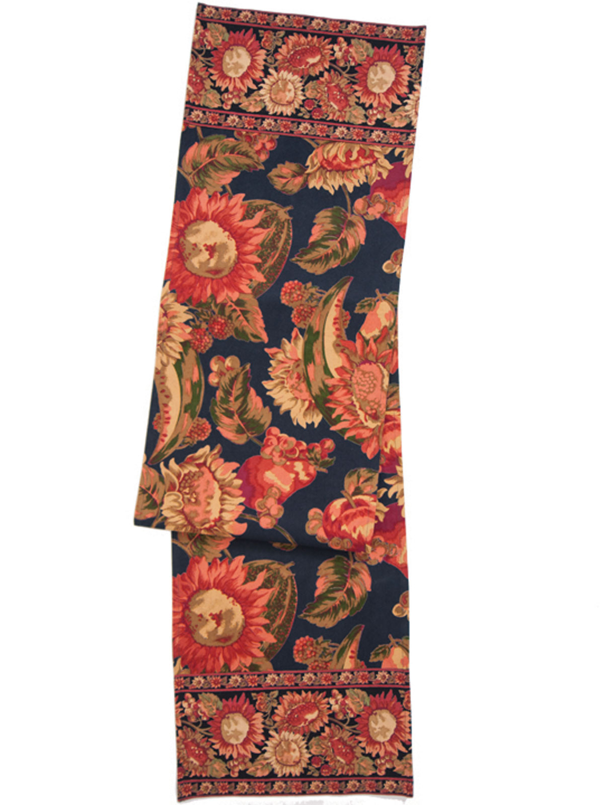 Sunflower Runner Black What's New?, Linens & Kitchen Beautiful