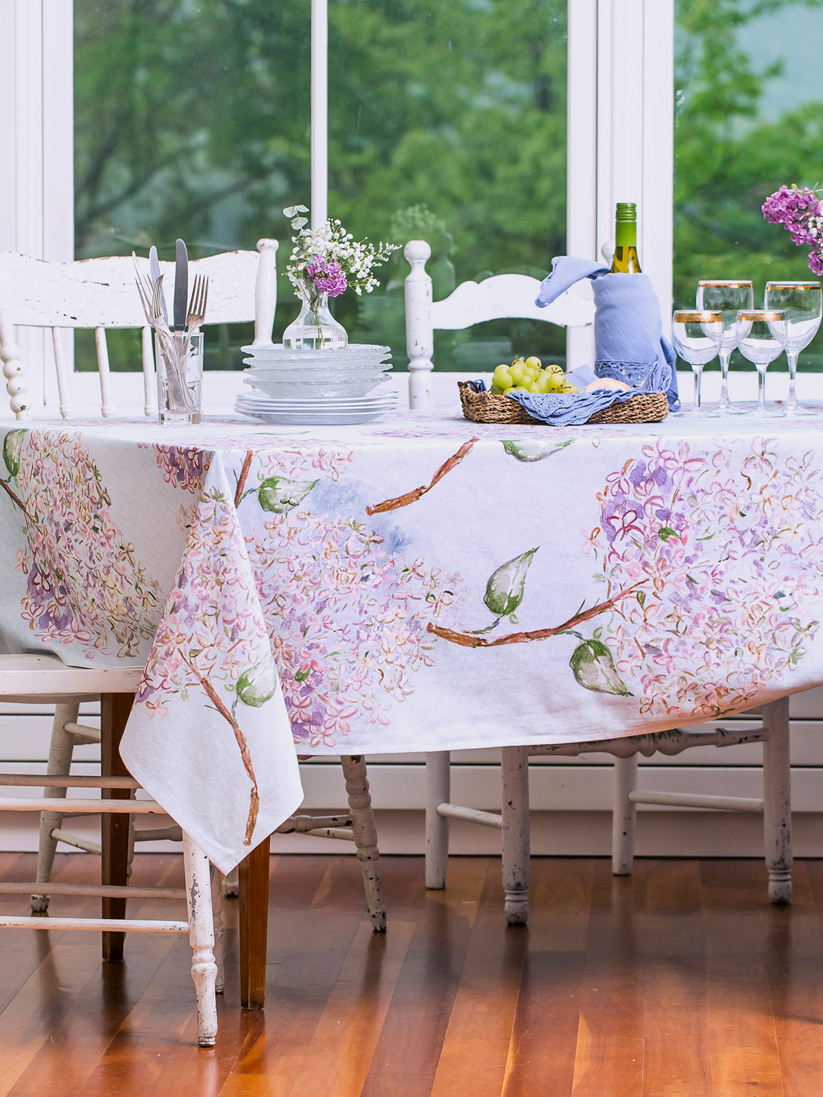 Beautiful Blooms Tablecloth Kitchen & Table Linens, Tablecloths Beautiful Designs by April