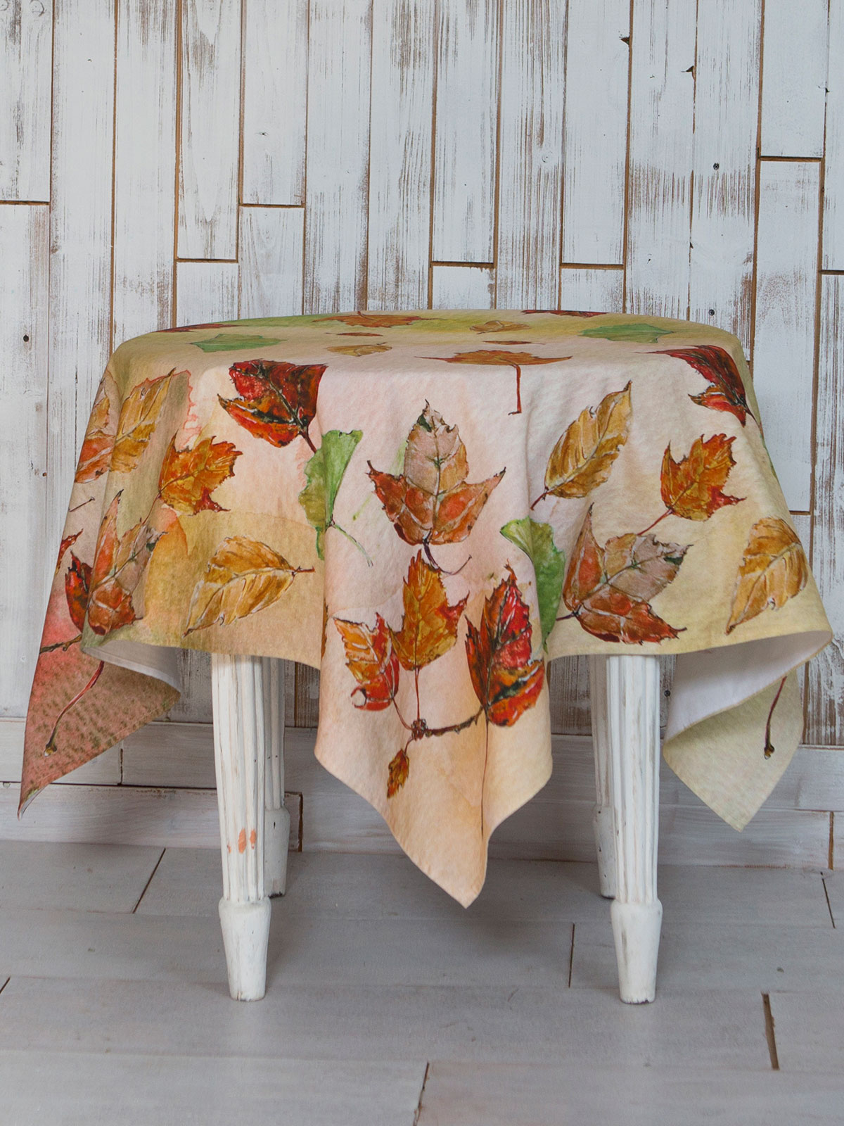 Autumn Leaves Tablecloth Kitchen & Table Linens, Tablecloths Beautiful Designs by April Cornell