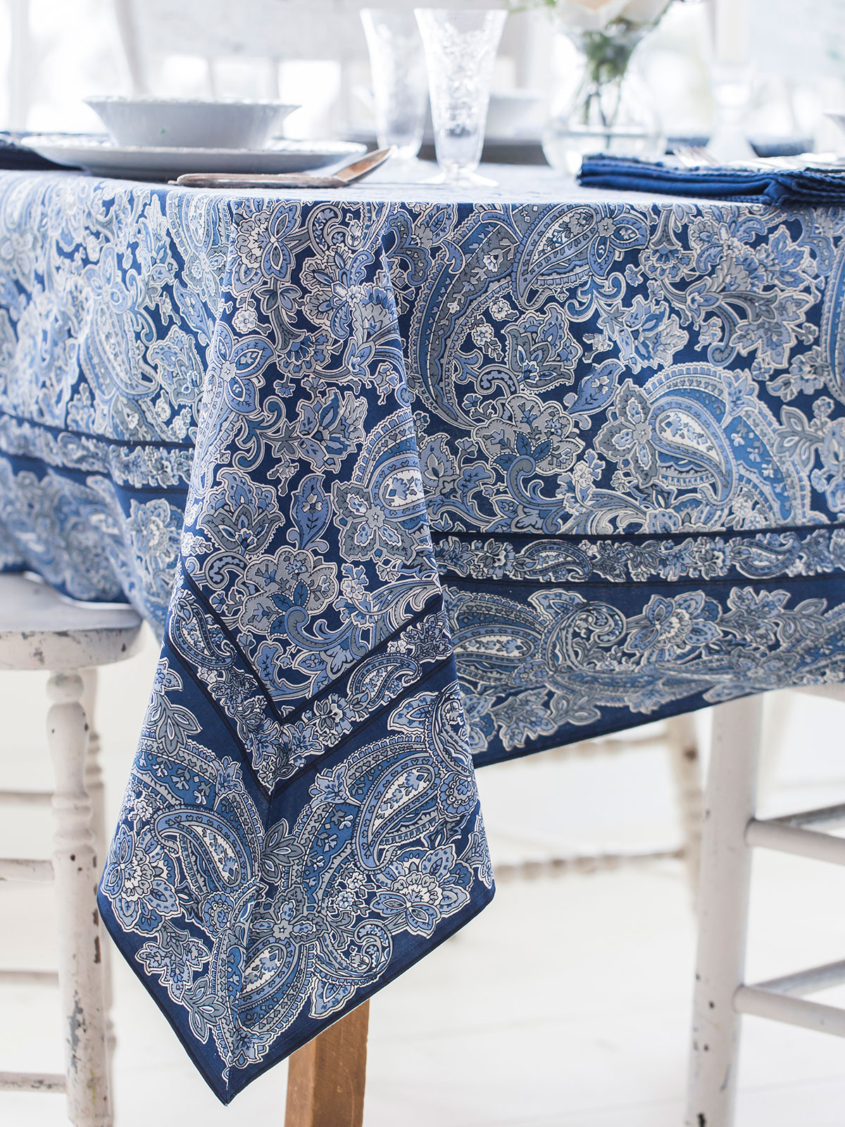 Priscilla's Paisley Tablecloth Kitchen & Table Linens, Tablecloths