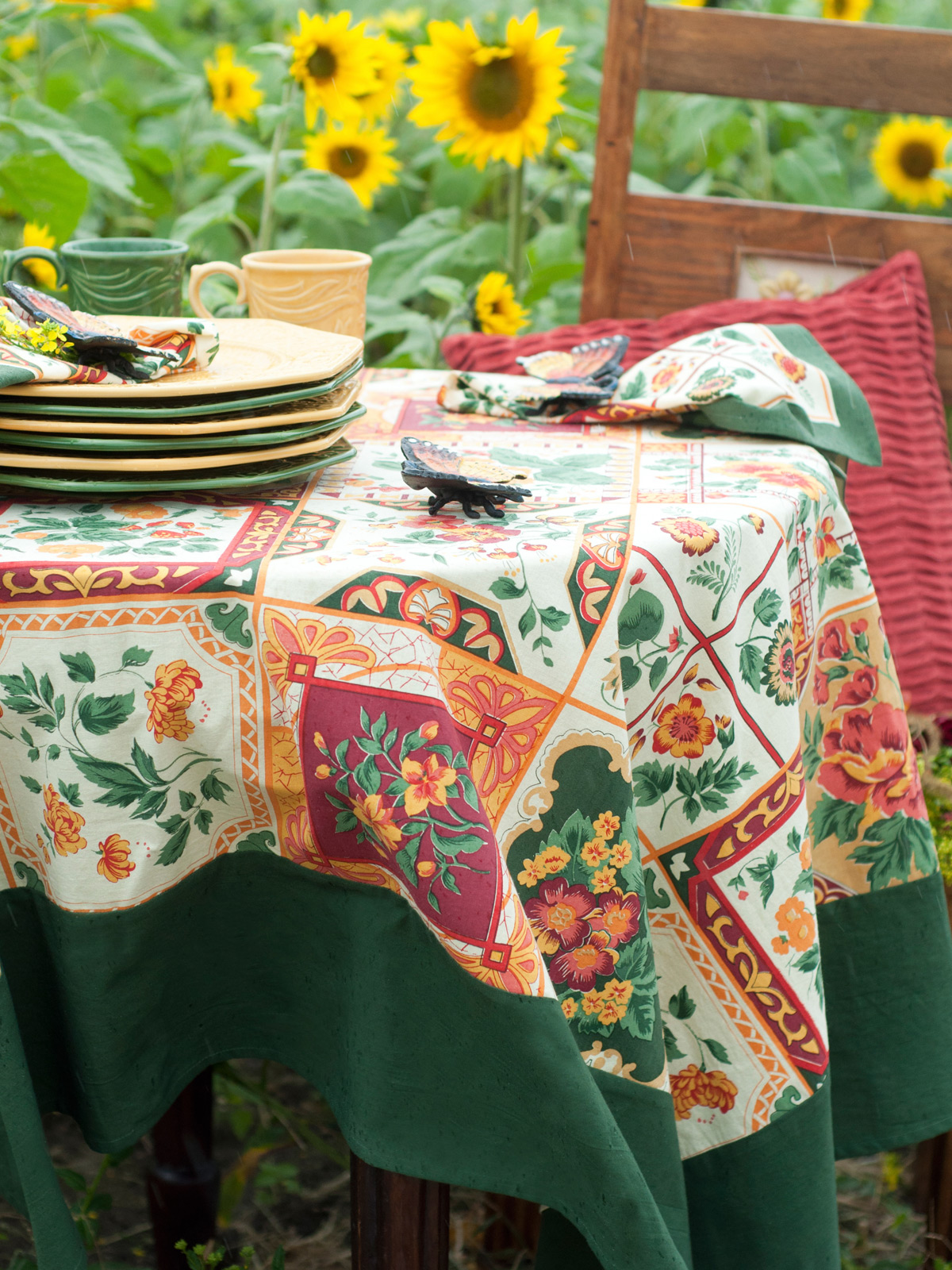 Tile Tablecloth Kitchen & Table Linens, Tablecloths Beautiful