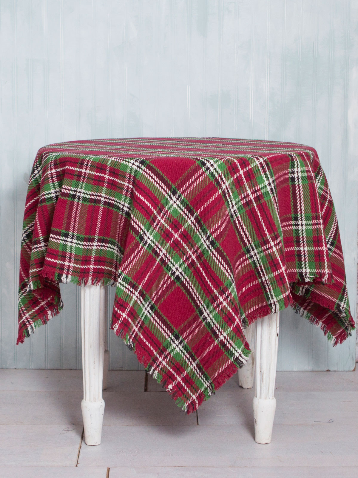 Merry Tartan Plaid Tablecloth Kitchen & Table Linens, Tablecloths