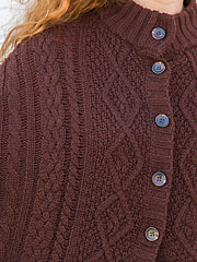 Woodland Ladies Cape Sweater | Attic Sale, New Clothing Markdowns :Beautiful Designs by April 