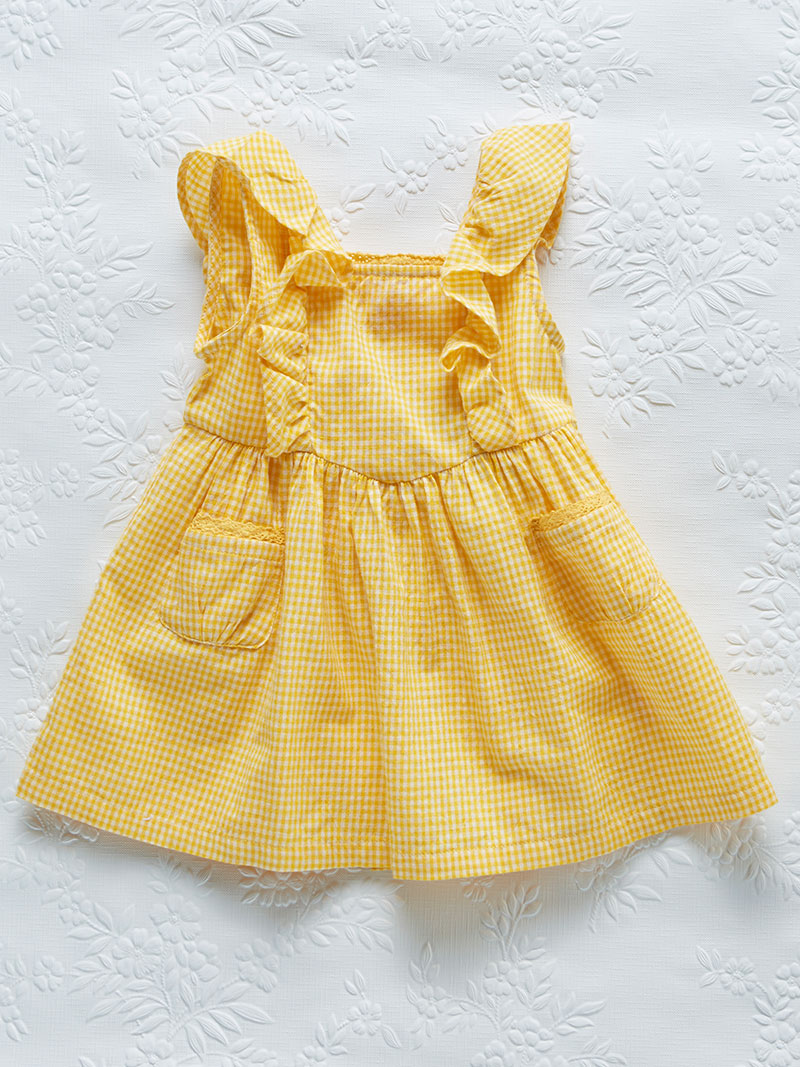 yellow baby dress