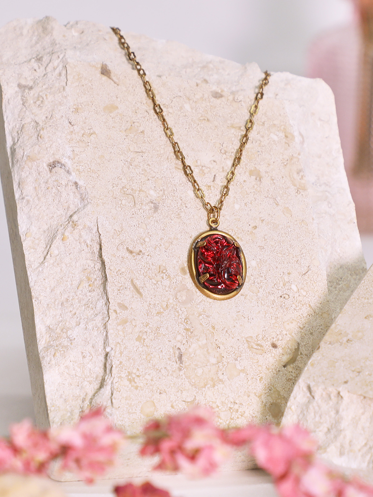 Holly Berry Necklace Accessories, Jewelry Beautiful Designs by April