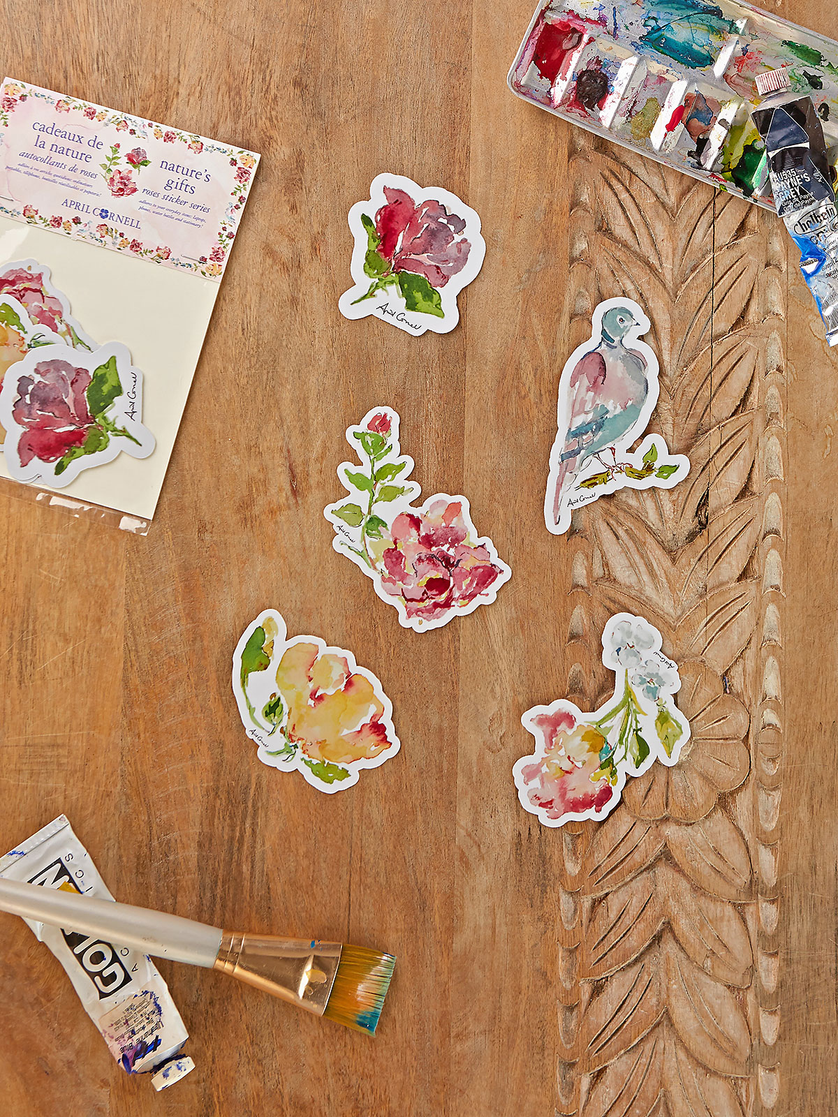 Rose Garden Sticker Pack Artist's Studio Collection Beautiful