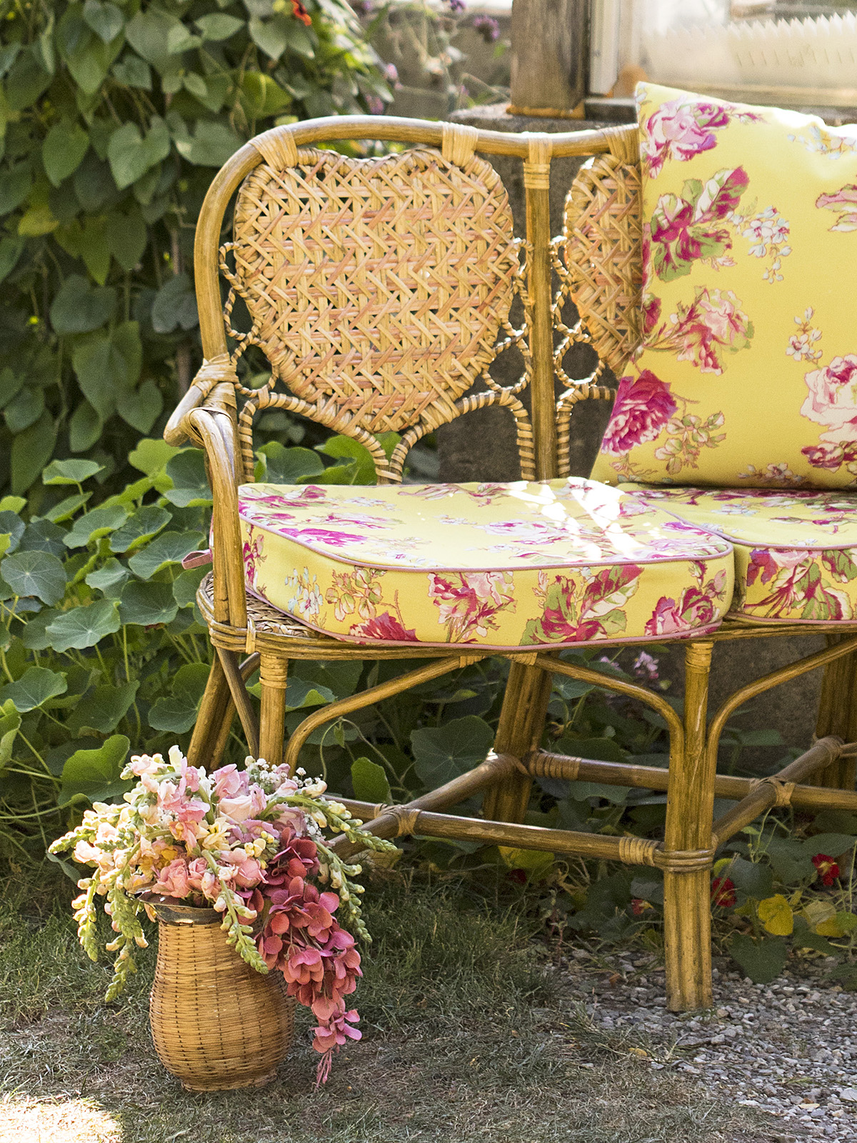 Victorian Rose Outdoor Chair Cushion Your Home, Cushions Beautiful Designs by April Cornell