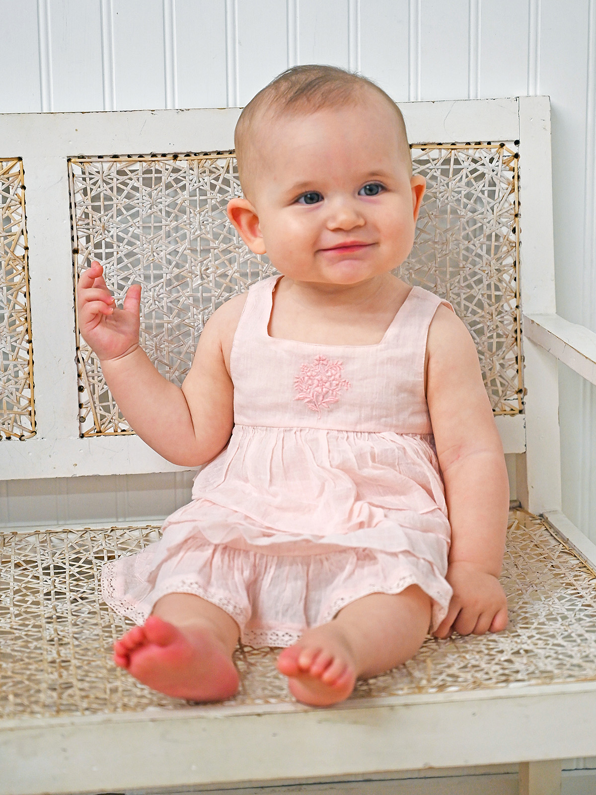 Picnic Baby Dress Baby & Girls, Baby Beautiful Designs by April Cornell