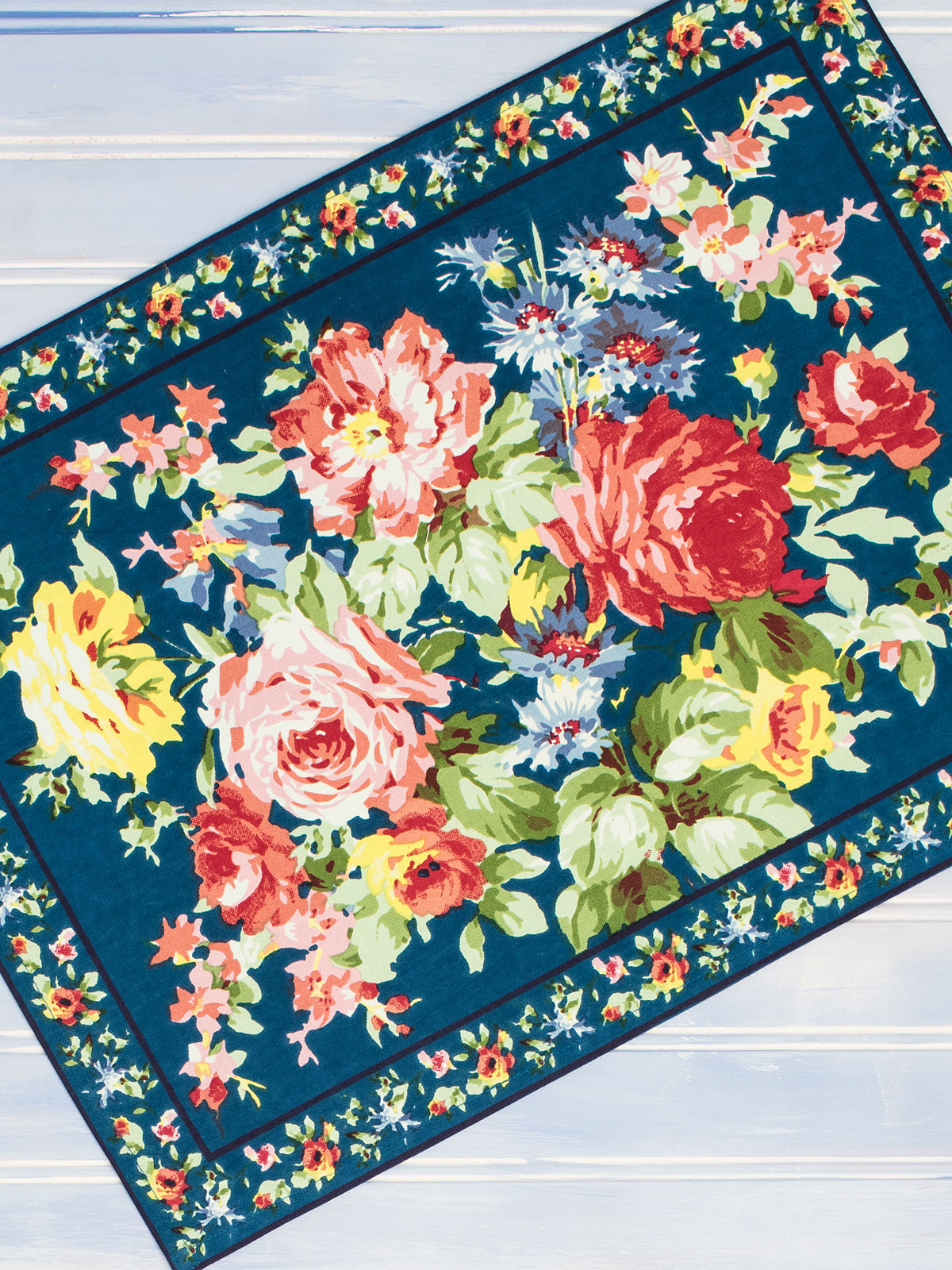 Cottage Rose Placemat Set of 4 Kitchen & Table Linens, Placemats