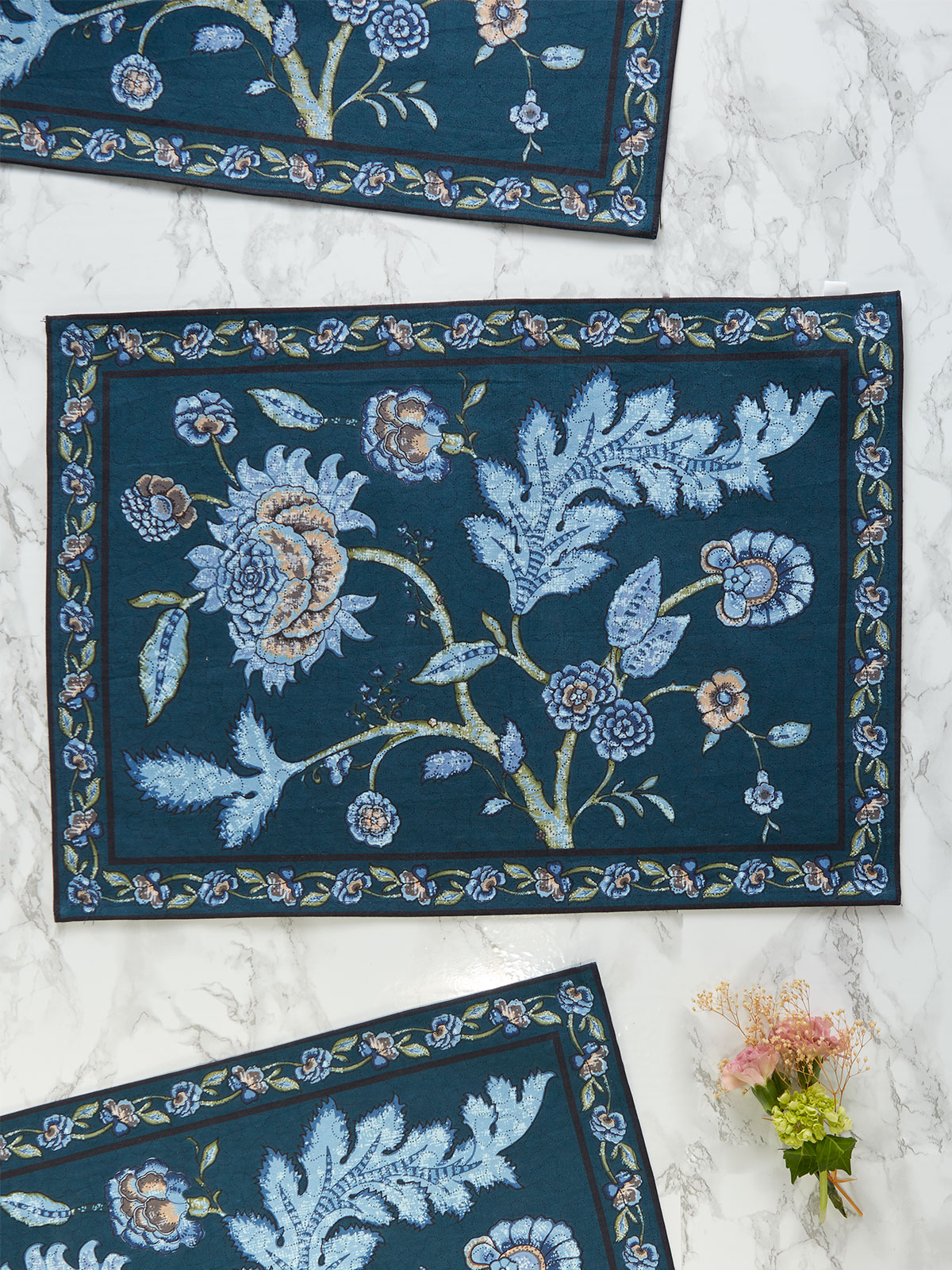 Jacobean Garden Placemat Set of 4 Kitchen & Table Linens, Placemats