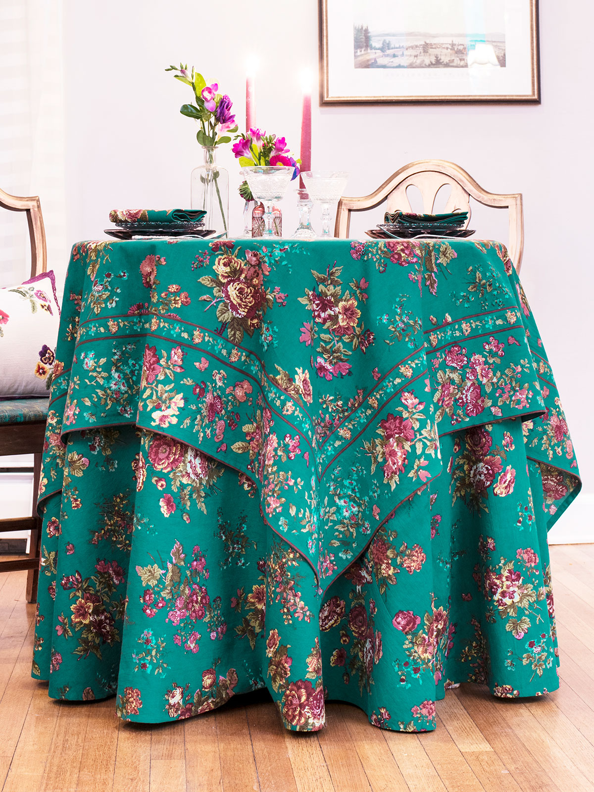 Artist Garden Tablecloth Kitchen & Table Linens Beautiful Designs by